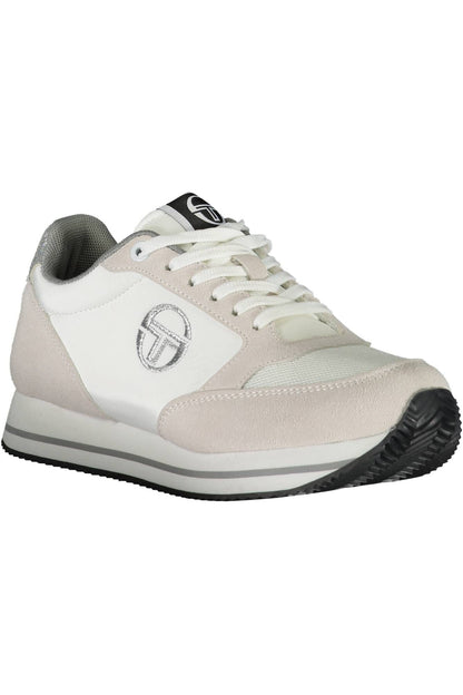  - White Polyester Women Sneaker