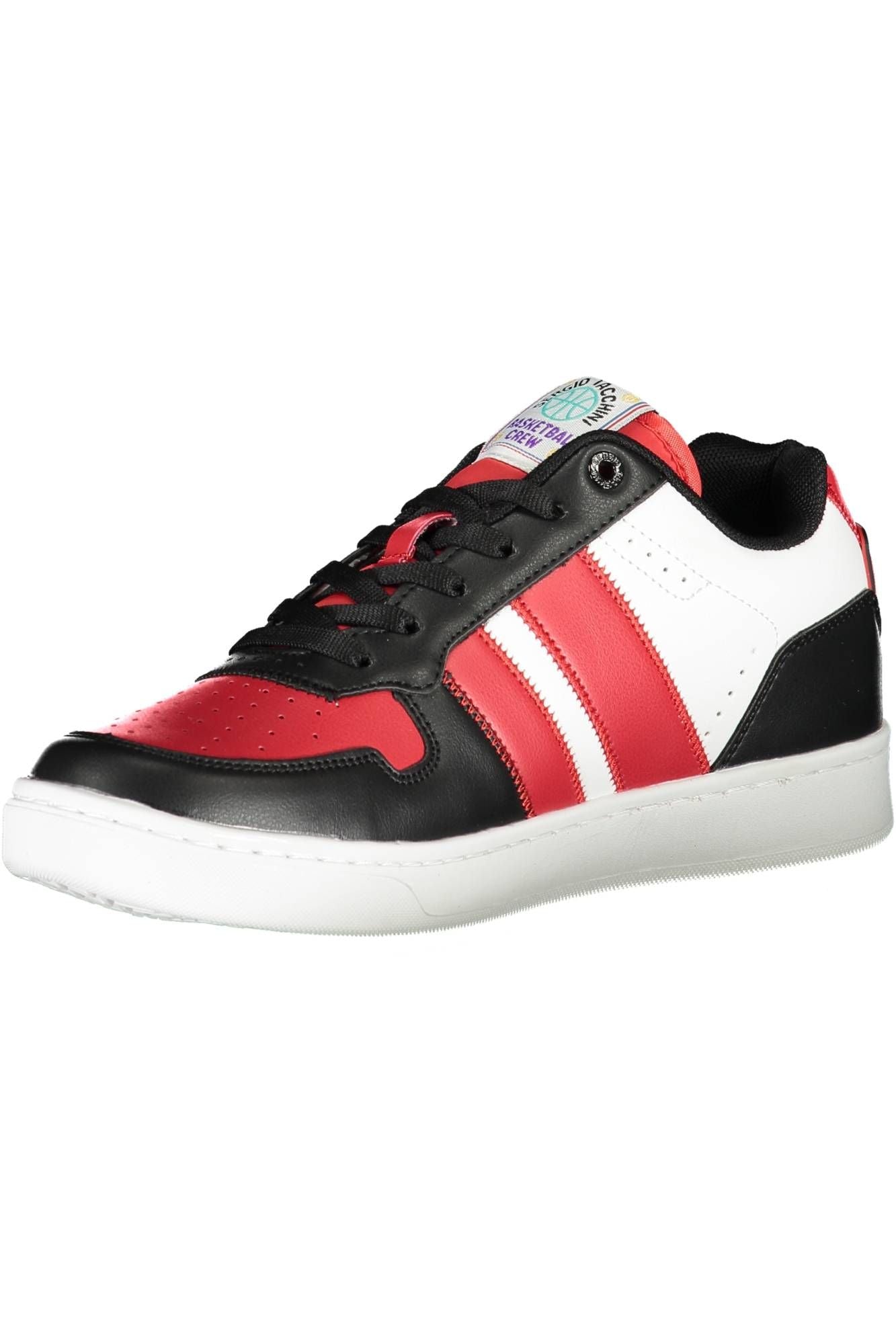  - Chic Contrasting Lace-Up Sports Sneakers