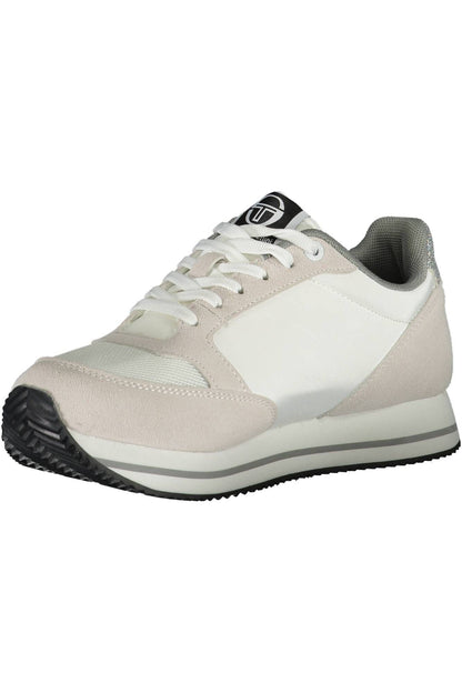  - White Polyester Women Sneaker