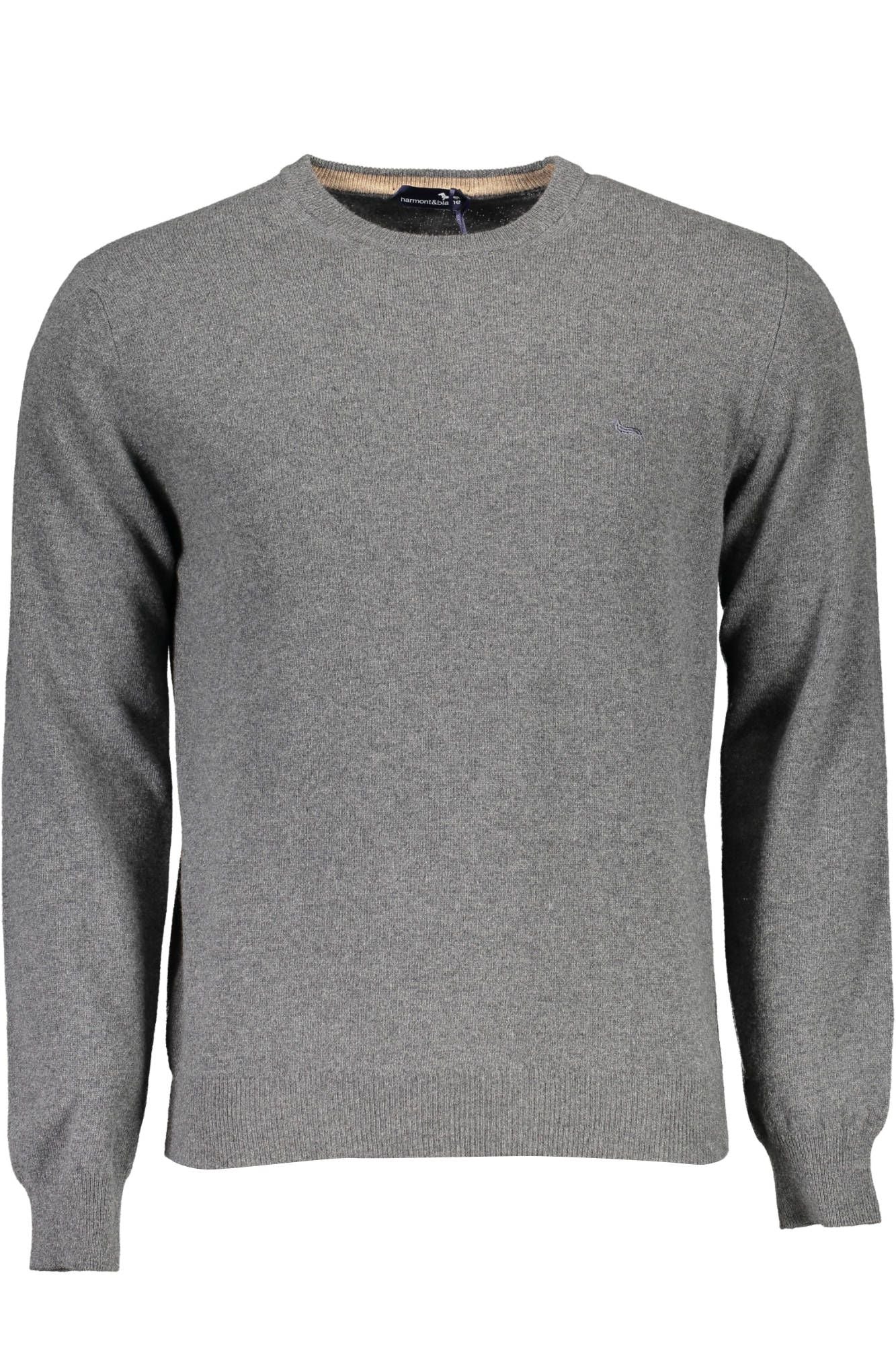 Gray Wool Men Sweater