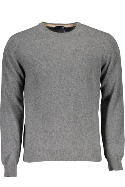  - Gray Wool Men Sweater