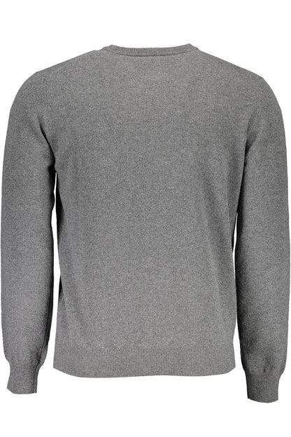  - Gray Wool Men Sweater