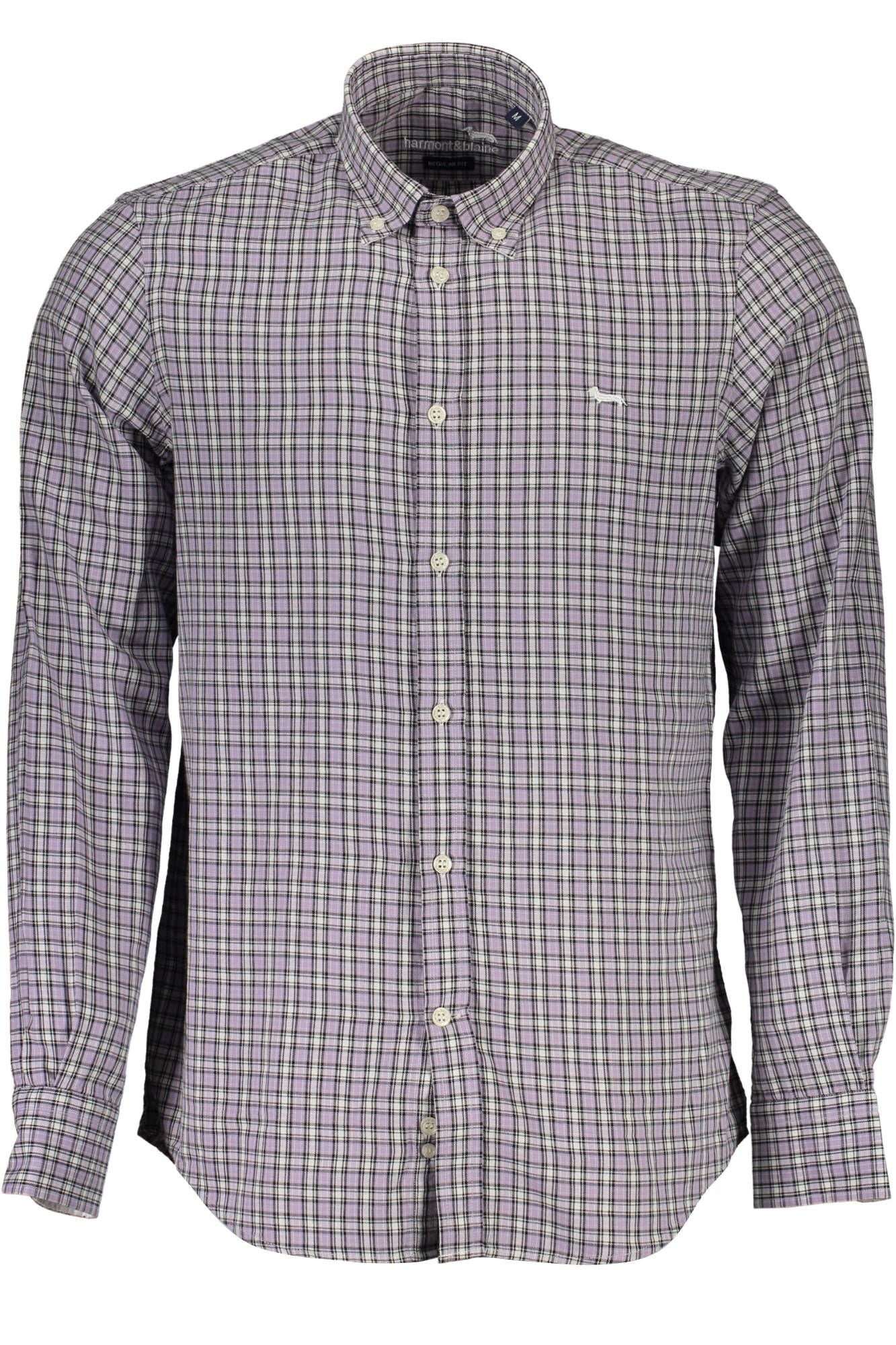 Purple Cotton Men Shirt - The Luxe Alliance