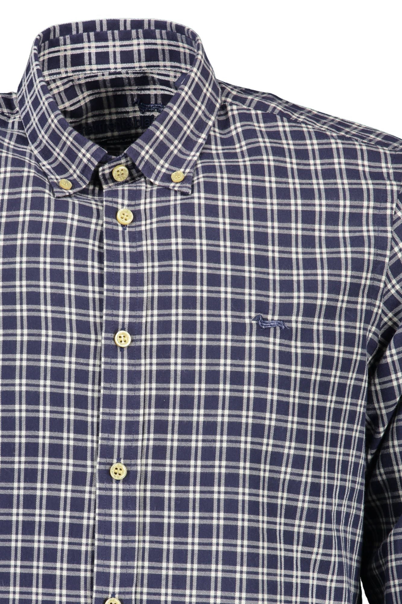 Blue Cotton Men Shirt - The Luxe Alliance