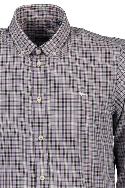 Purple Cotton Men Shirt - The Luxe Alliance