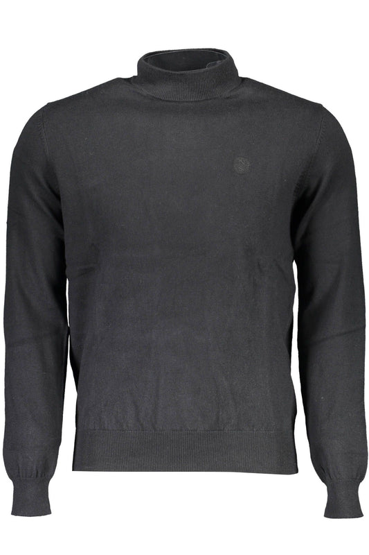  - Black Cotton Men Sweater