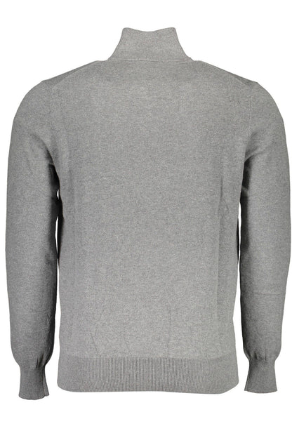  - Gray Cotton Men Sweater