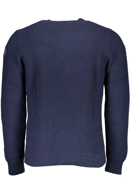  - Blue Cotton Men Sweater