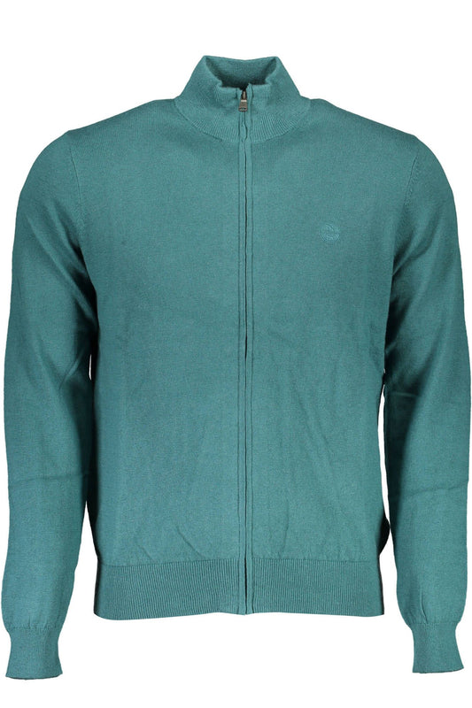  - Green Cotton Men Sweater