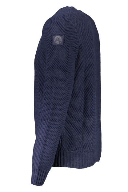  - Blue Cotton Men Sweater