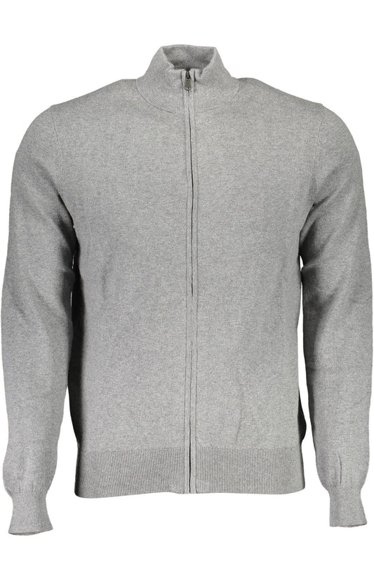  - Gray Cotton Men Sweater