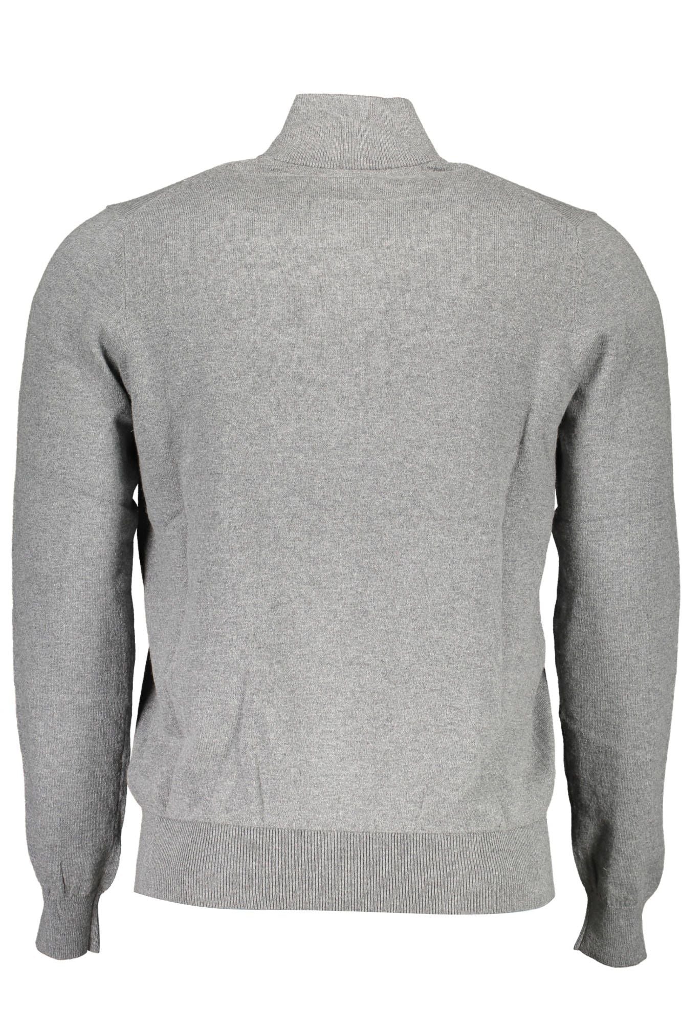  - Gray Cotton Men Sweater