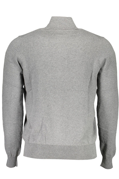  - Gray Cotton Men Sweater