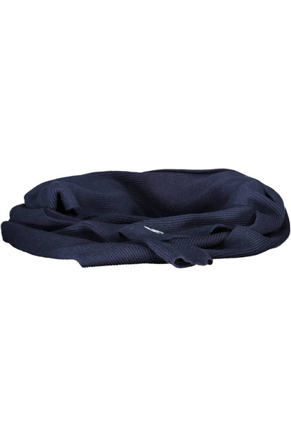  - Blue Cotton Men Scarf