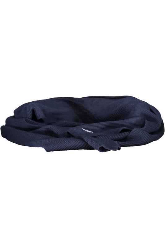  - Blue Cotton Men Scarf