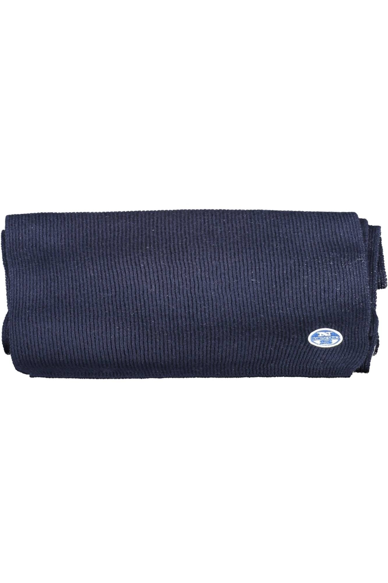  - Blue Cotton Men Scarf