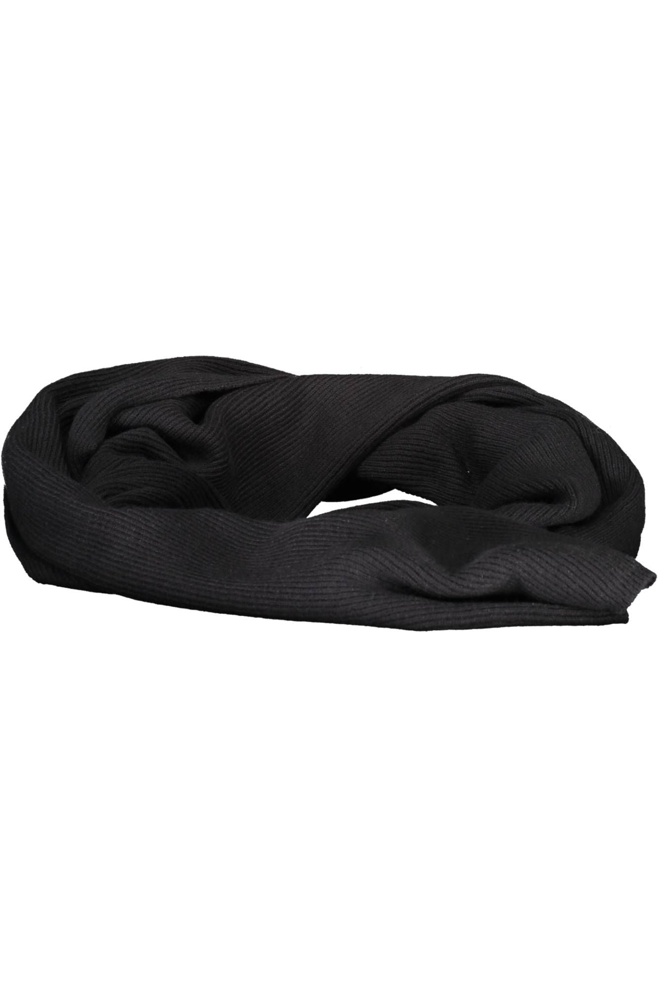  - Black Cotton Men Scarf