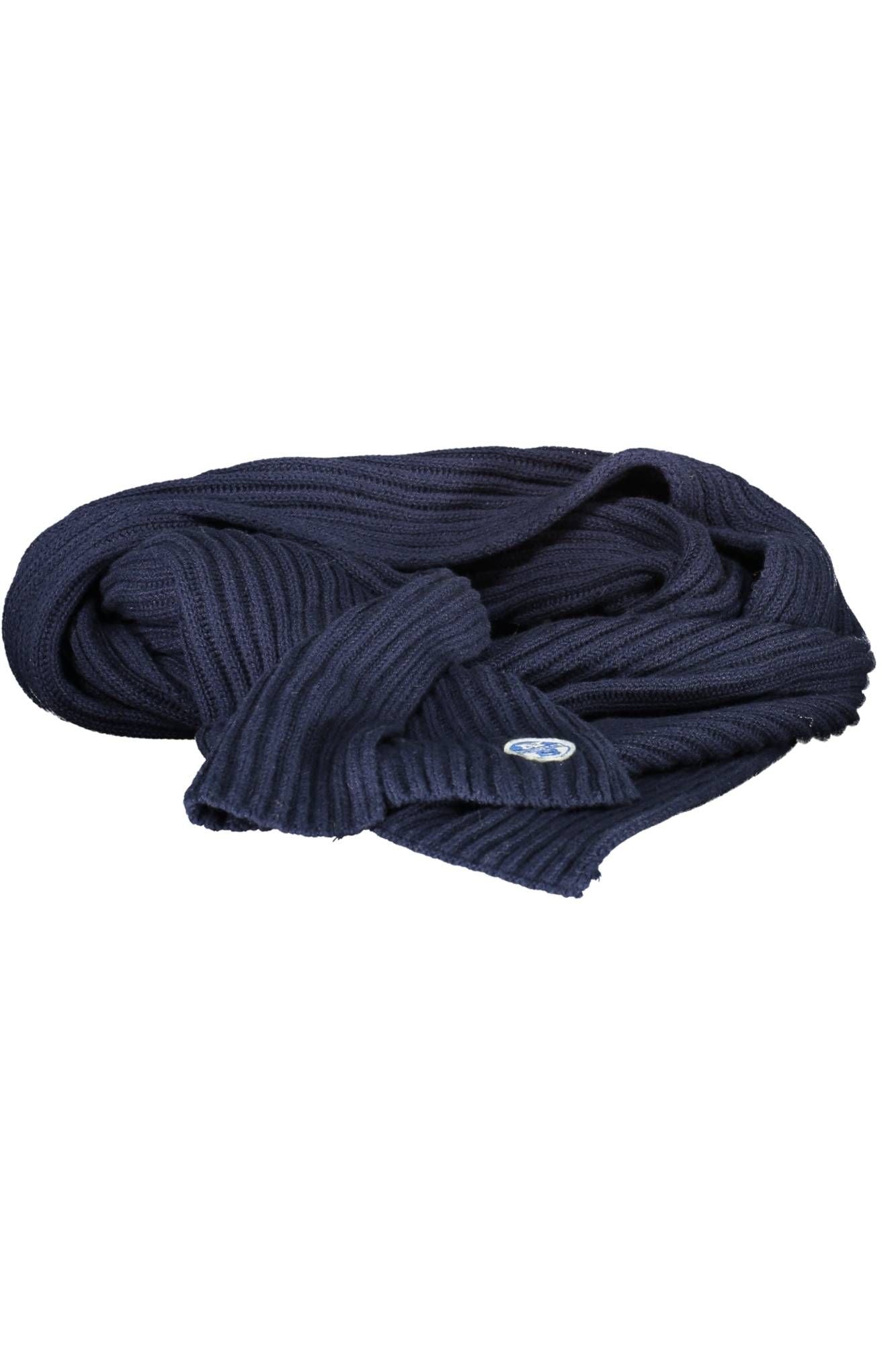  - Blue Cotton Men Scarf