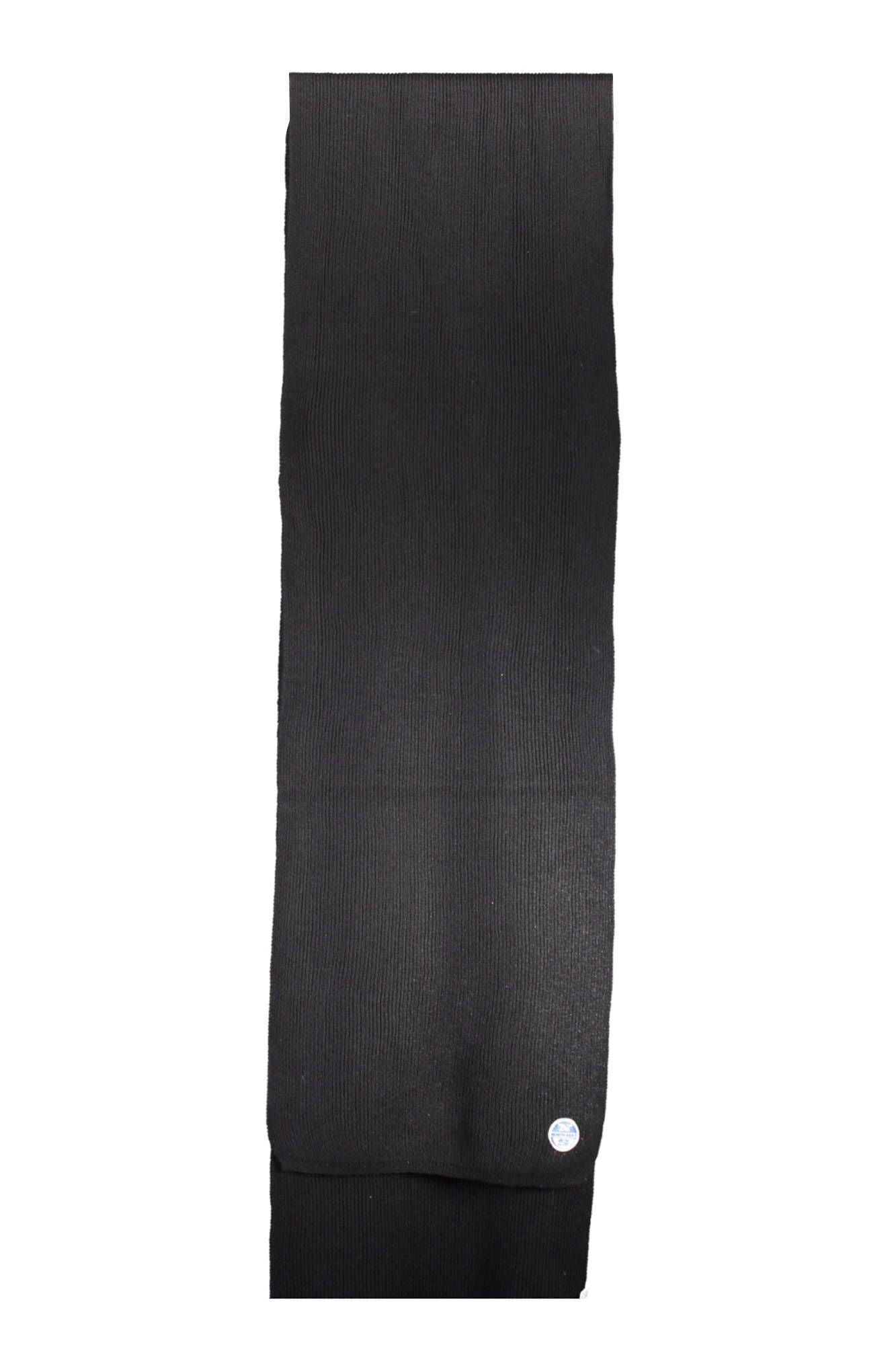  - Black Cotton Men Scarf