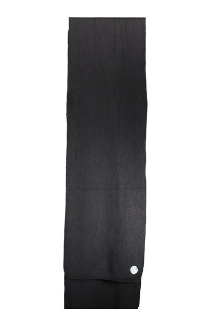  - Black Cotton Men Scarf