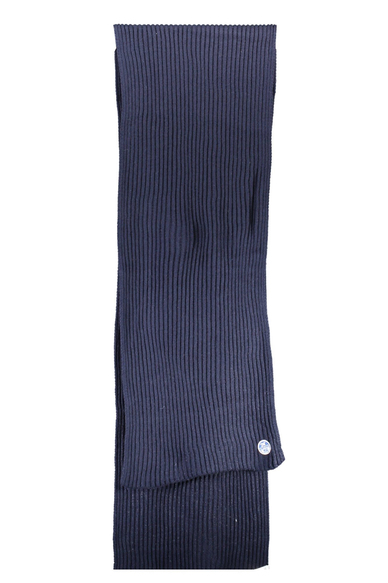  - Blue Cotton Men Scarf