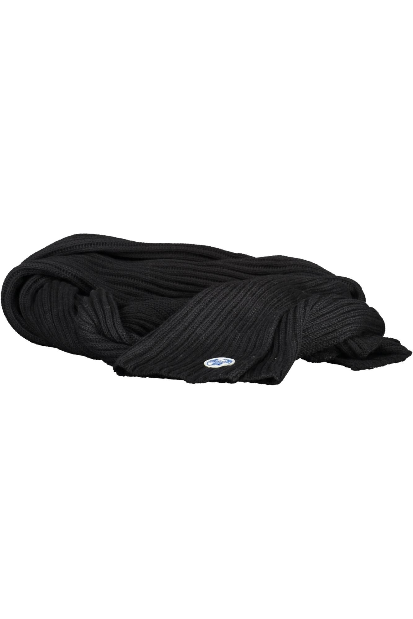  - Black Cotton Men Scarf