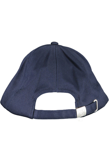 Blue Cotton Men Cap - The Luxe Alliance