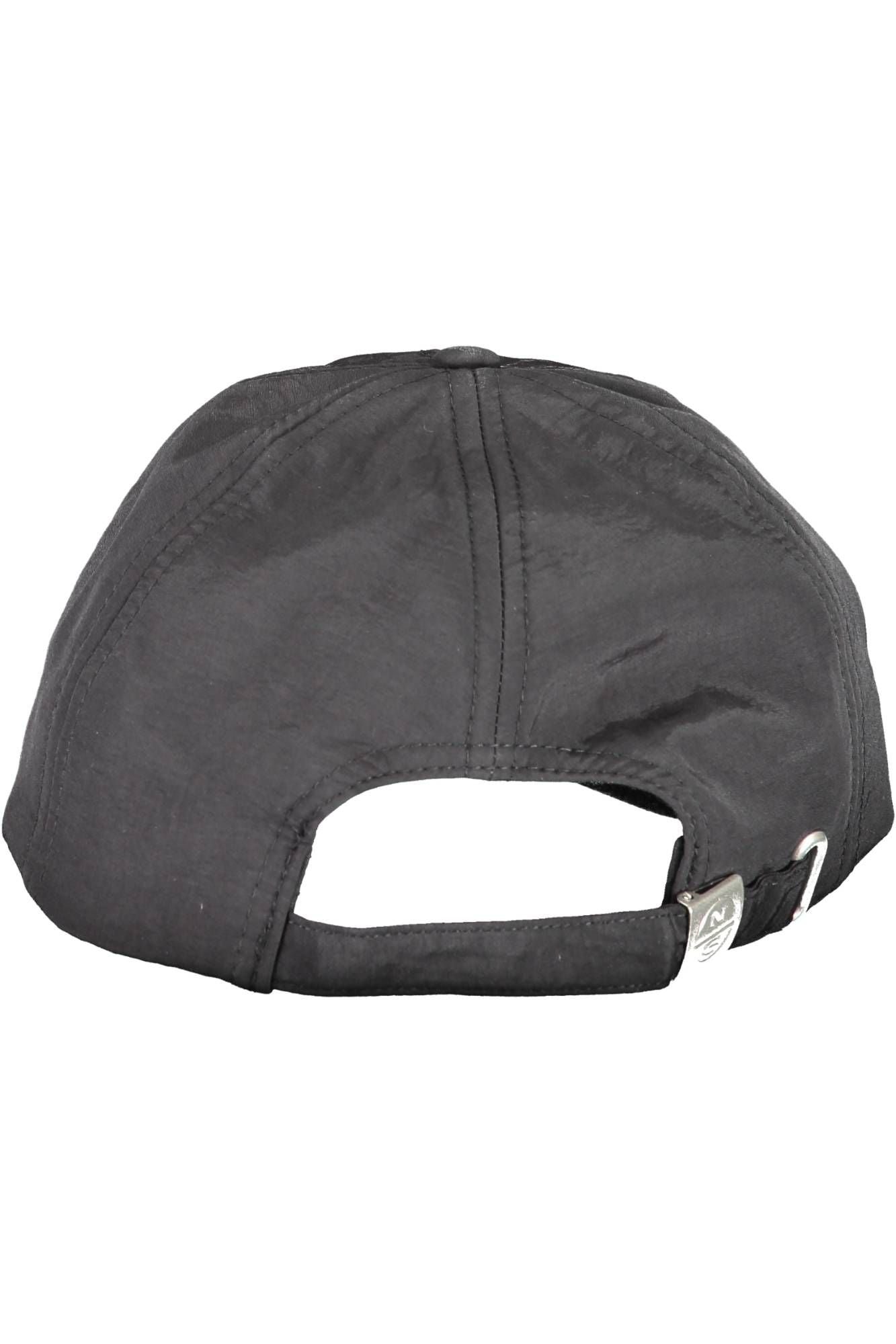 Black Polyamide Men Cap - The Luxe Alliance