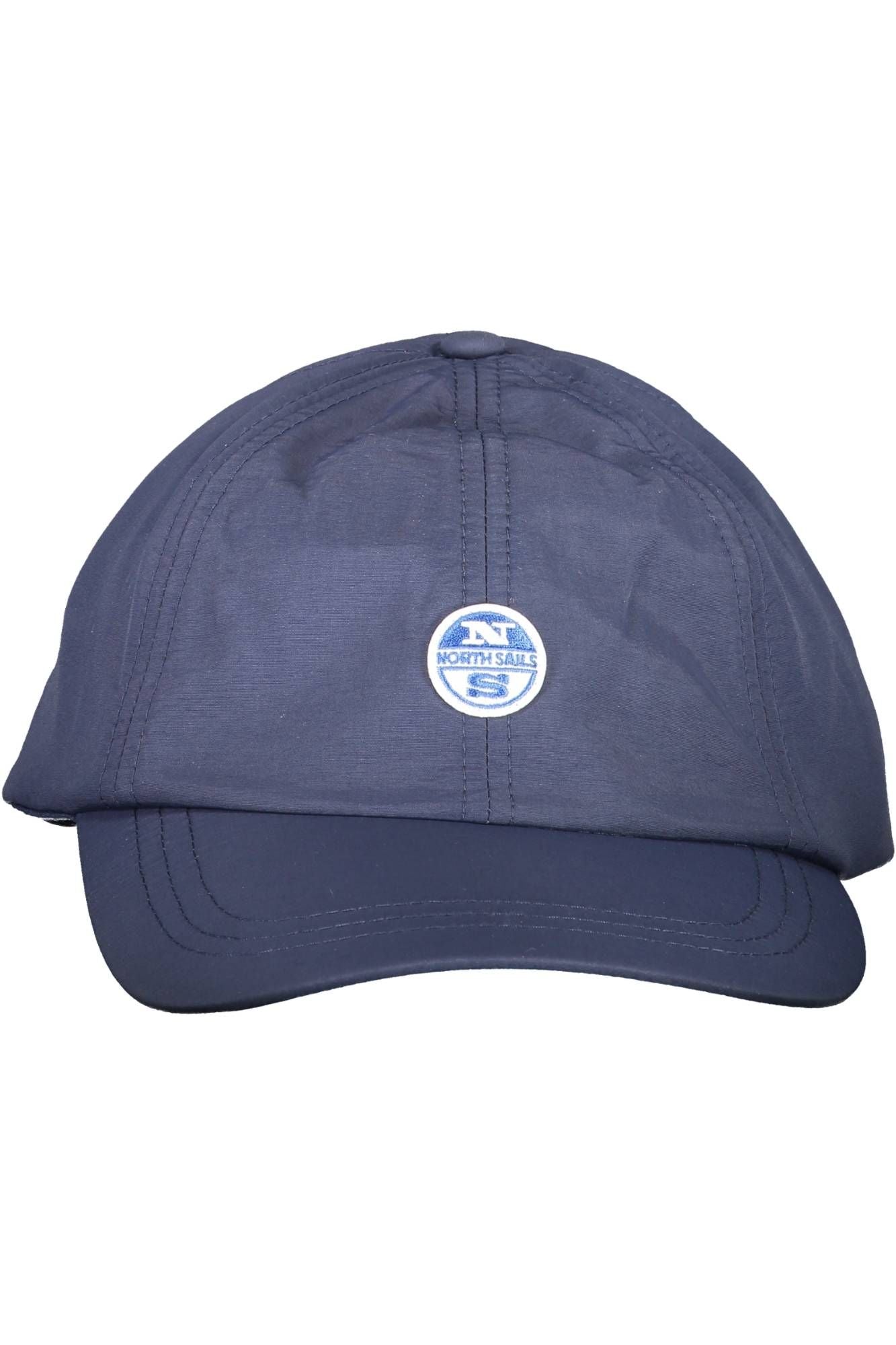 Blue Polyamide Men Cap - The Luxe Alliance