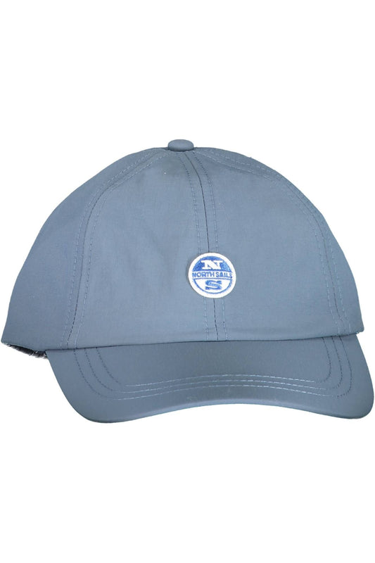 Blue Polyamide Men Cap - The Luxe Alliance