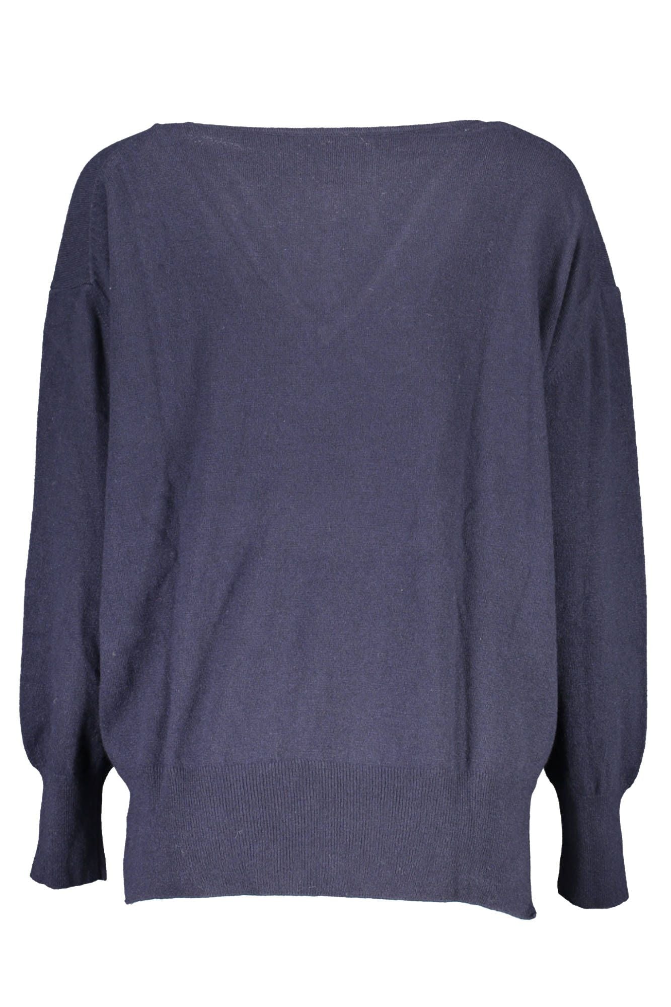  - Blue Wool Women Sweater