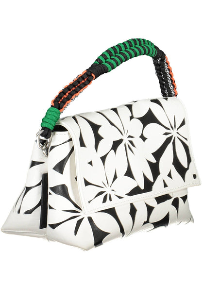  - White Polyethylene Women Handbag