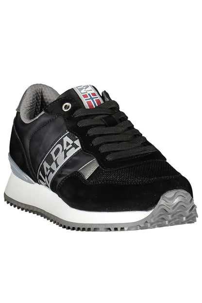  - Black Polyester Women Sneaker