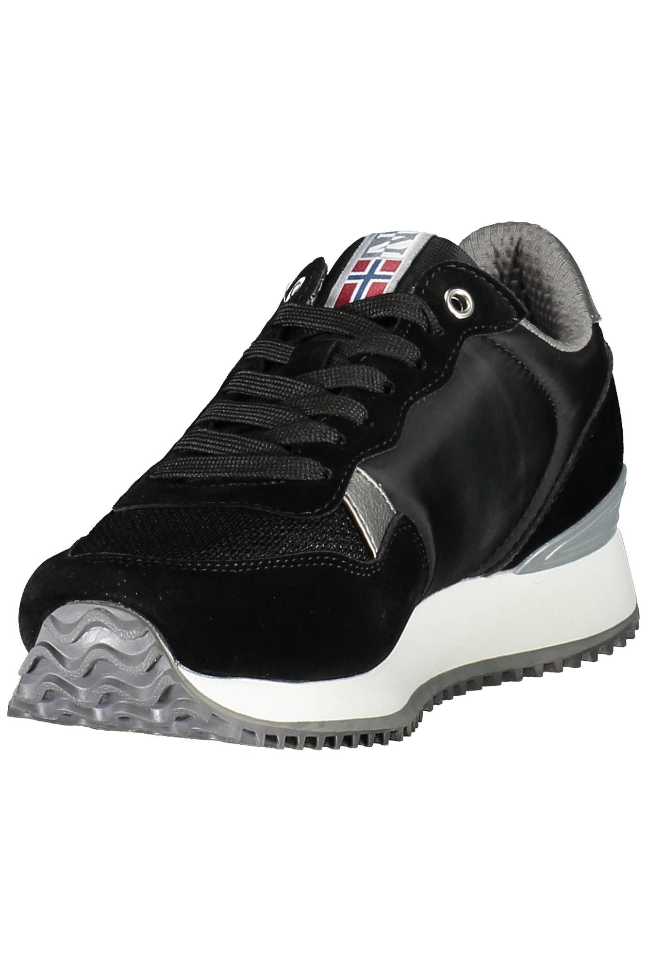  - Black Polyester Women Sneaker