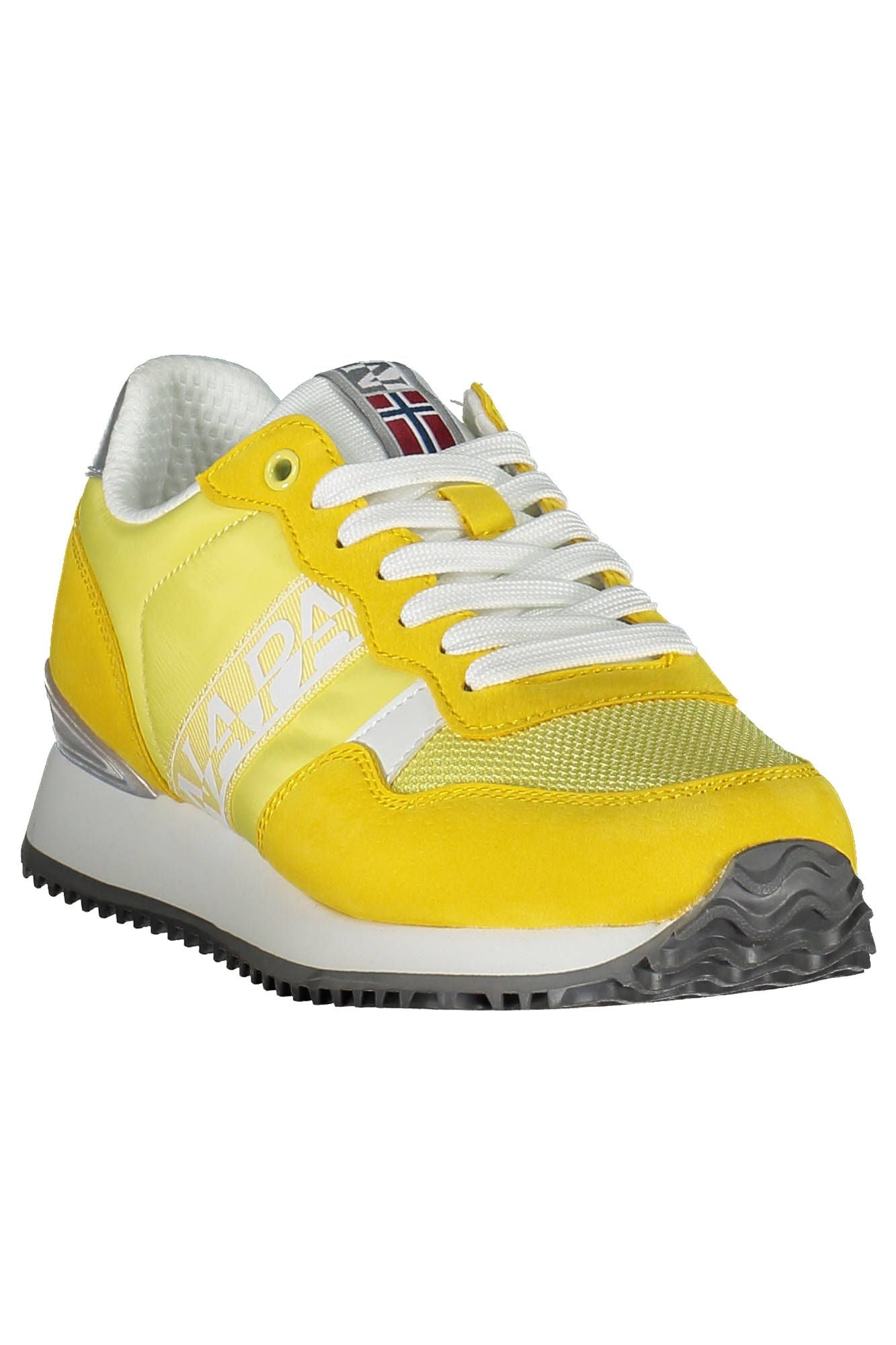  - Yellow Polyester Women Sneaker