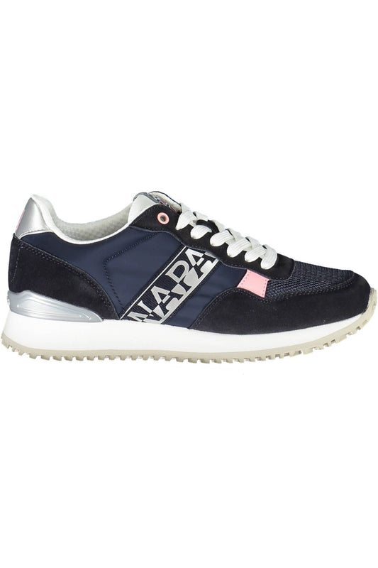  - Blue Polyester Women Sneaker