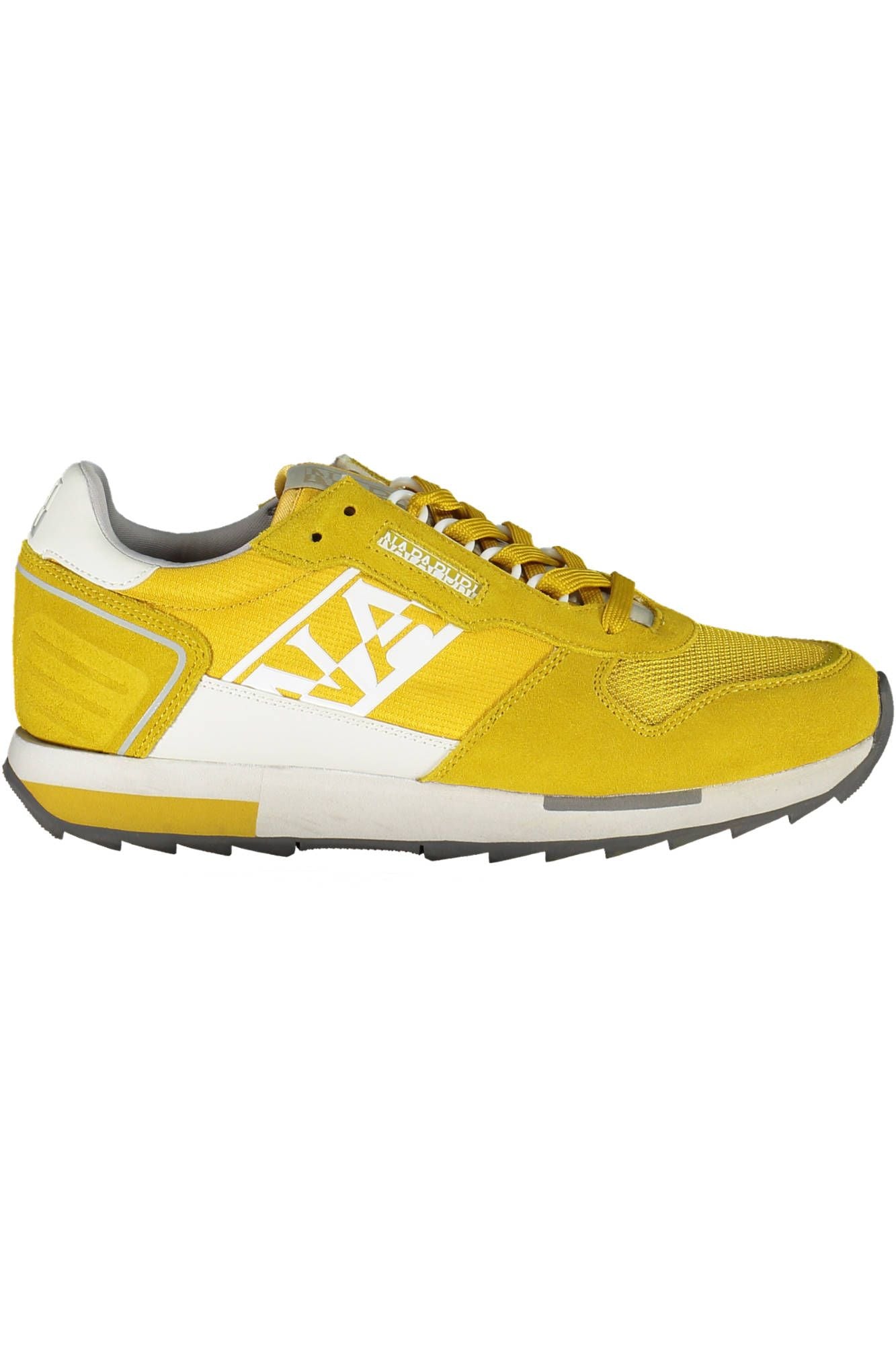  - Yellow Polyester Men Sneaker