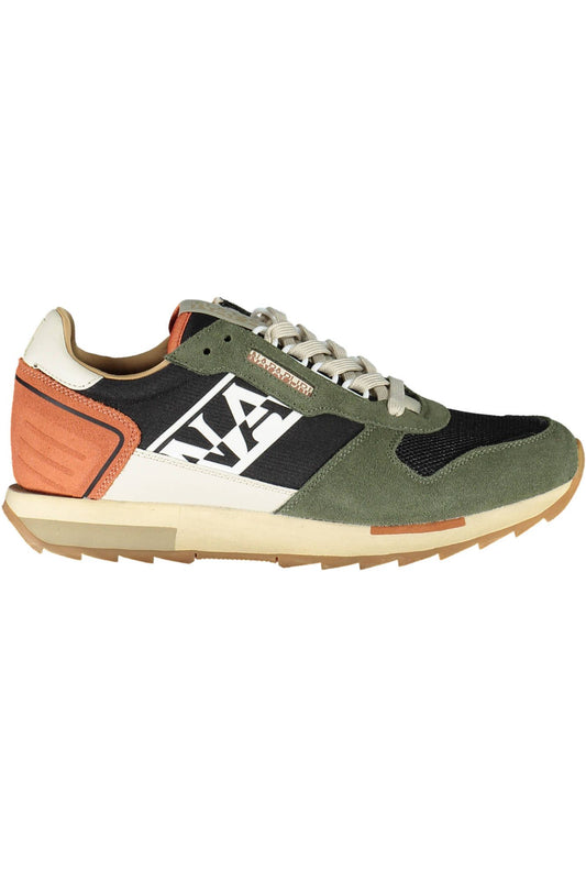  - Green Polyethylene Men Sneaker