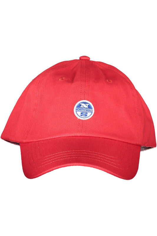 Red Cotton Men Cap - The Luxe Alliance