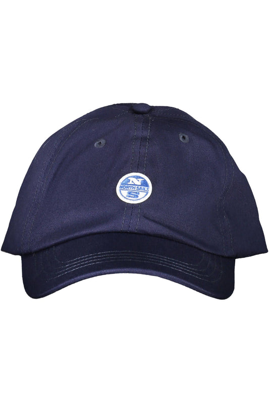 Blue Cotton Men Cap - The Luxe Alliance