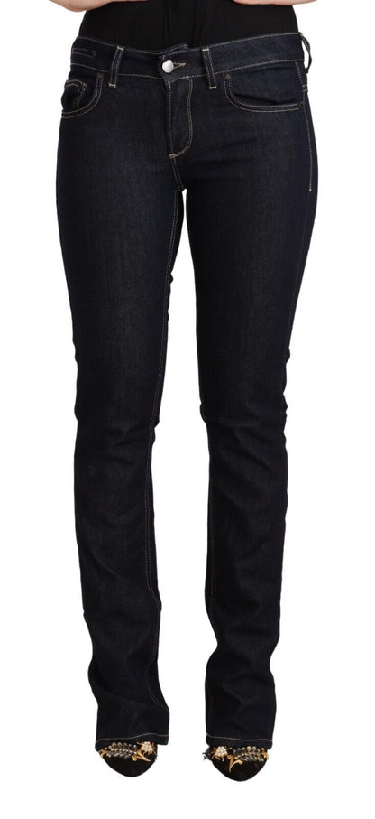  - Chic Low Waist Skinny Jeans in Timeless Black