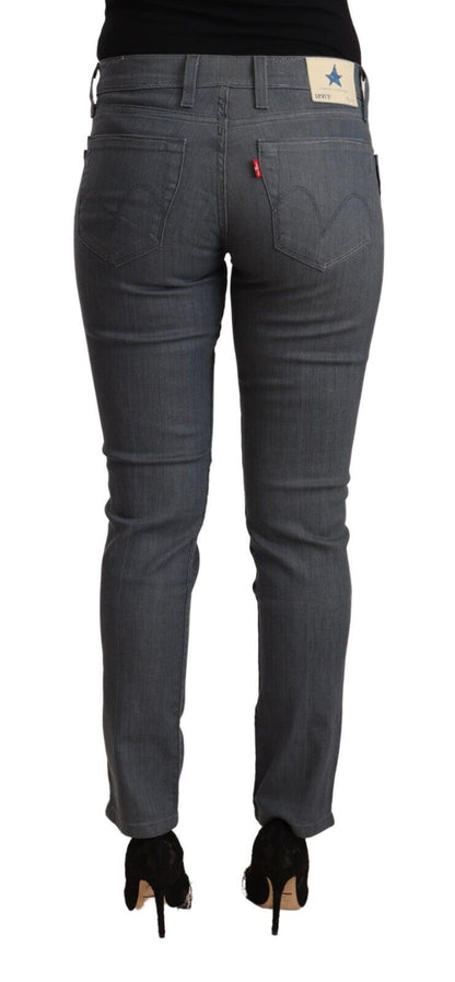  - Chic Slim Fit Grey Denim Delight