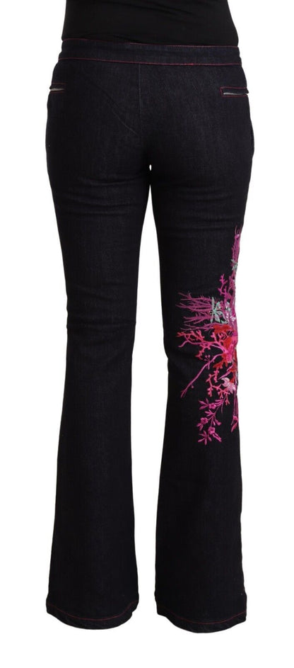  - Chic Mid Waist Flared Denim Elegance
