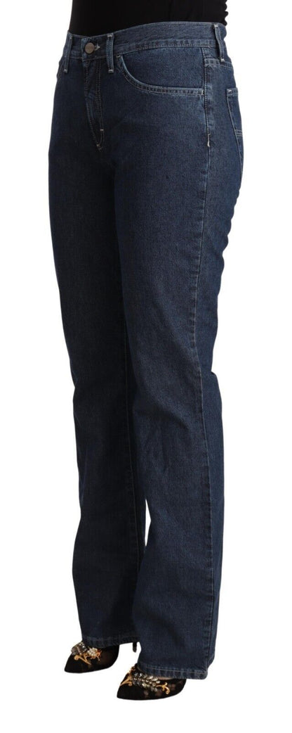  - Elegant Flared Cotton Jeans