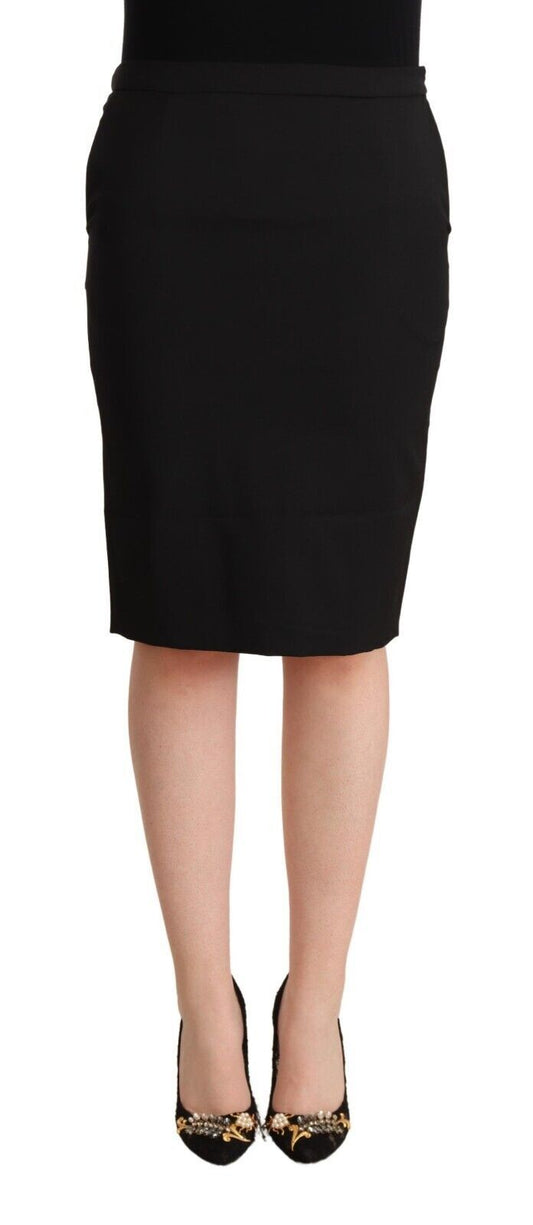  - Chic Pencil Cut Knee-Length Skirt