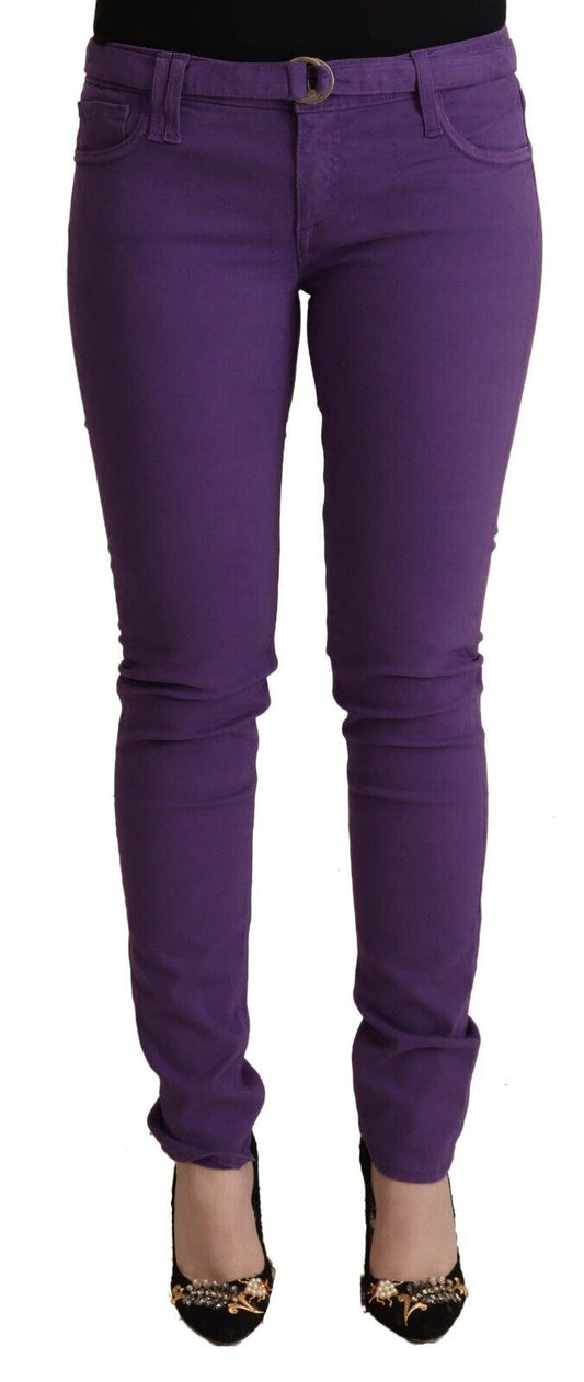  - Chic Purple Low Waist Skinny Jeans