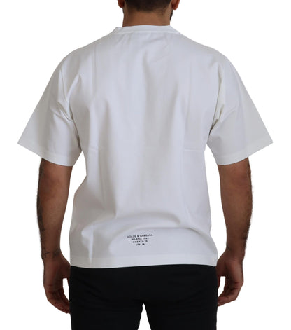  - Timeless White Logo Crewneck Tee