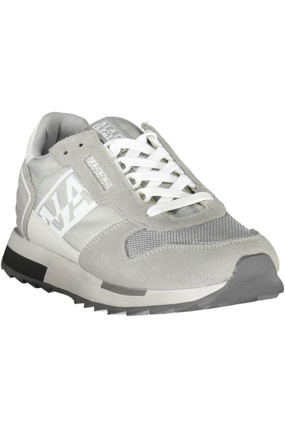  - Gray Polyester Men Sneaker