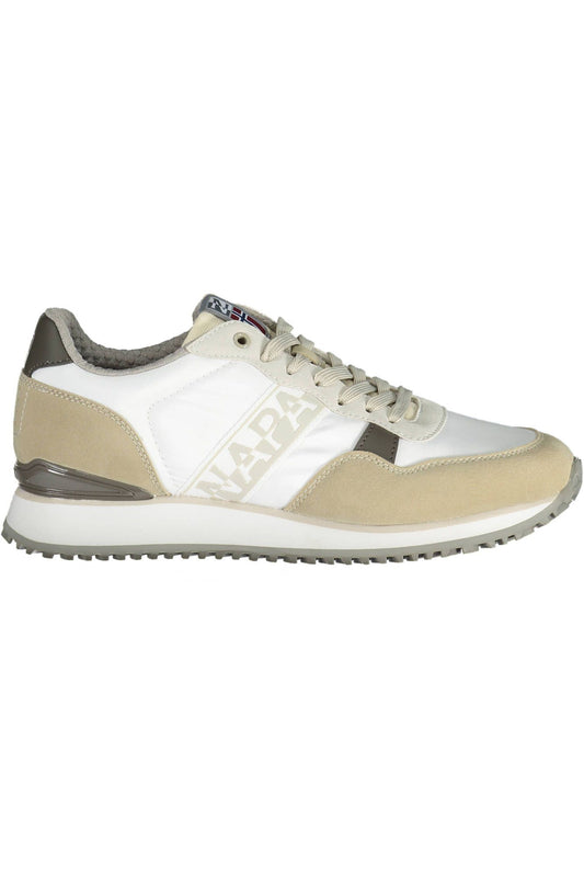  - White Polyester Men Sneaker