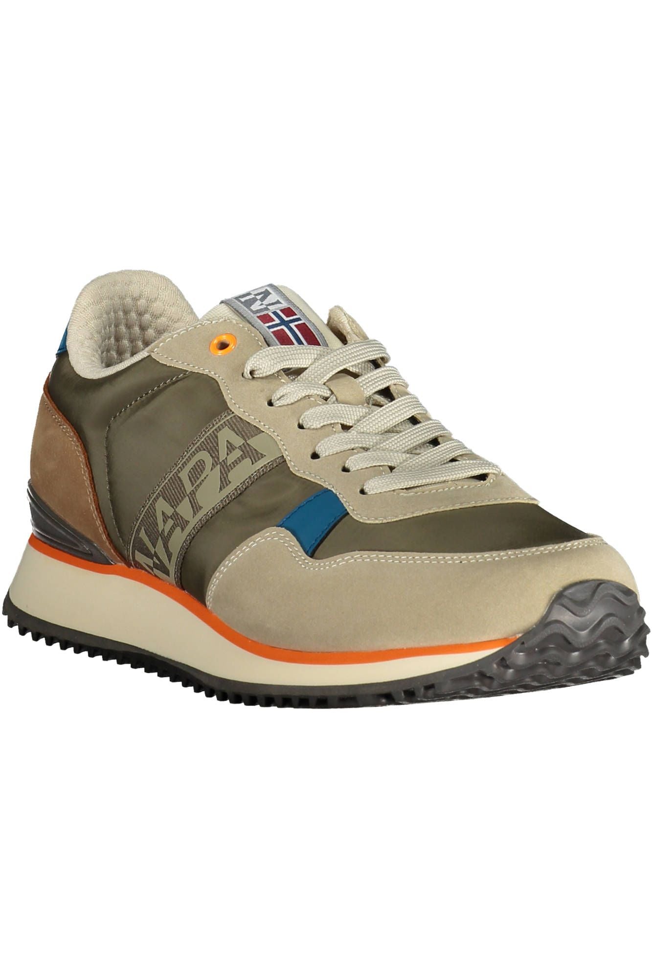  - Beige Polyester Men Sneaker